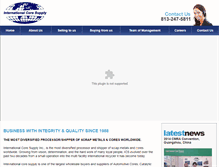 Tablet Screenshot of internationalcore.com